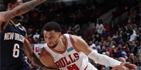 NBA季前赛公牛121-85鹈鹕 拉文独揽21带领公牛横扫鹈鹕