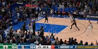 NBA常规赛独行侠107-104击败凯尔特人 东契奇33分0.6秒三分绝杀