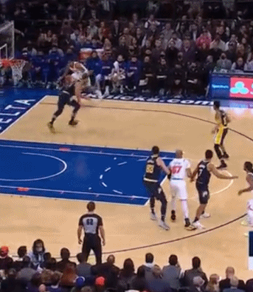 张镇麟NBA版！托平底线突破空中折叠闪躲暴扣