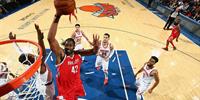 NBA常规赛火箭vs尼克斯比赛分数介绍