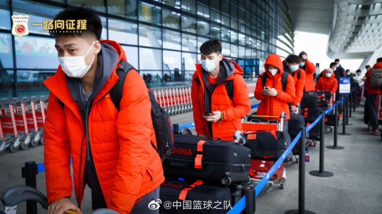 中国男篮将于明日上午飞赴东京 预计晚上22时抵达仙台住地