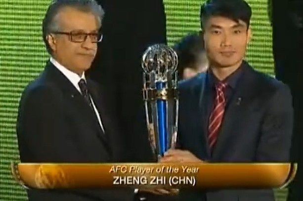 8年前的今天，郑智当选亚洲足球先生