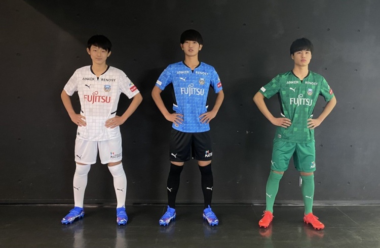 川崎前锋发布2022赛季新版球衣，设计灵感来自浴室瓷砖
