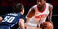 NBA常规赛魔术vs火箭比赛分数介绍