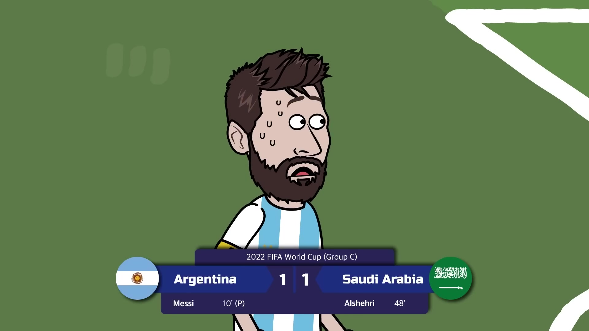 沙特是如何击败阿根廷的？