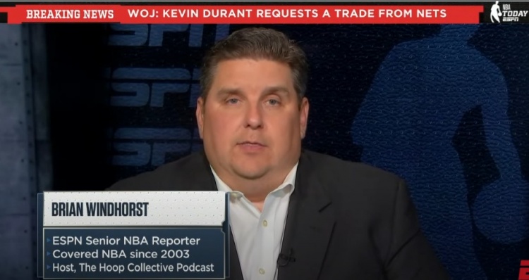 Windhorst：过去几天 太阳一直位于KD目标名单的首位