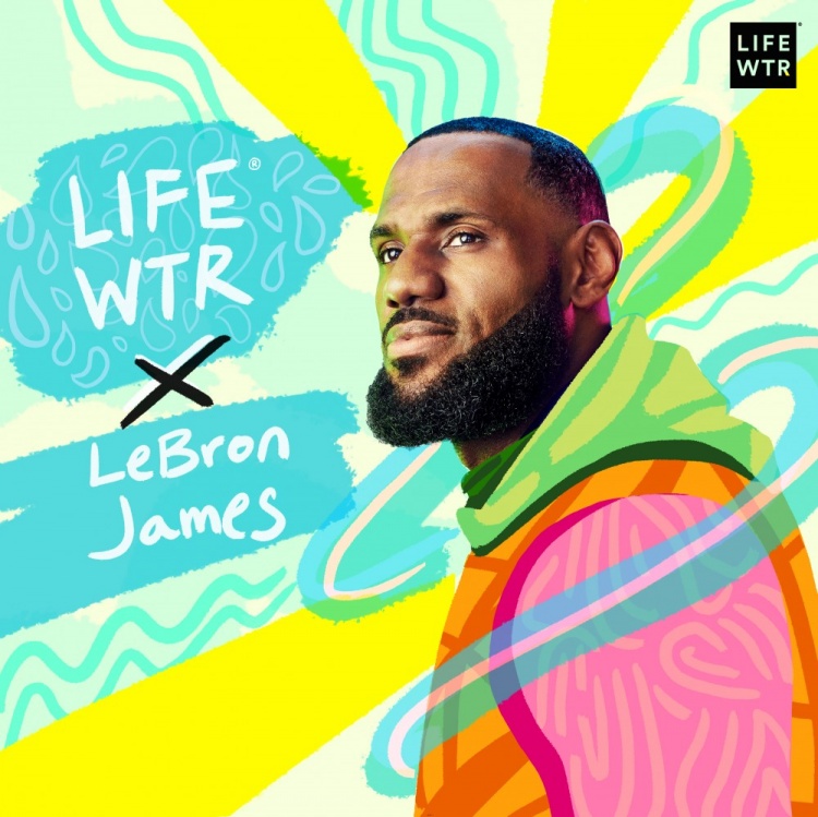 詹姆斯为瓶装水“LIFEWTR”代言：我做的每件事都有更大的目标