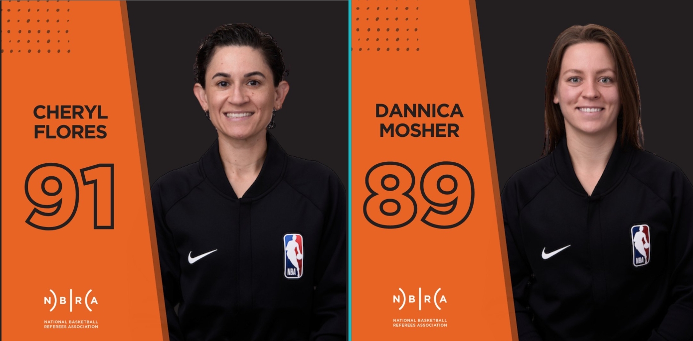 4位裁判升职为NBA全职裁判 联盟女裁判人数达到历史新高的8人