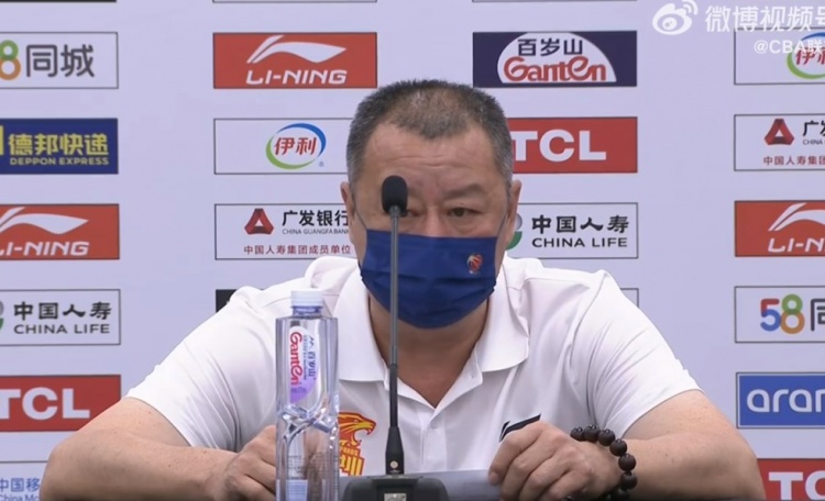 吴庆龙谈赢球：我们球员拼得非常好 第二节通过防守打出自身特点