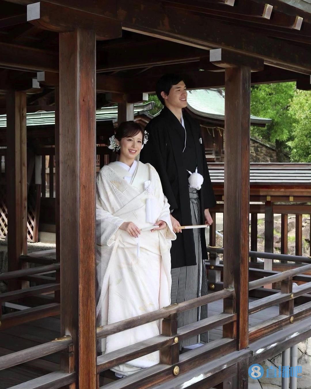 家有仙妻！渡边雄太的妻子看上去好温婉啊！