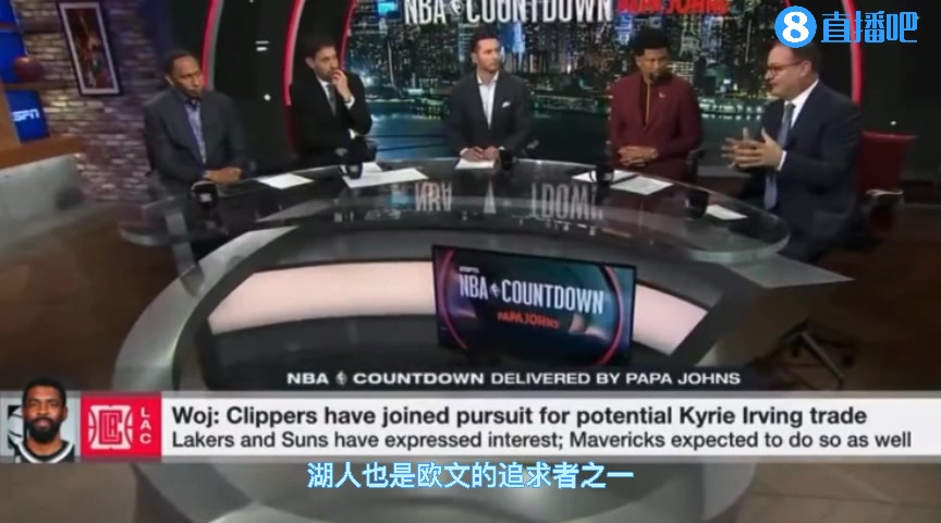 能有啥筹码？Woj：湖人有很多筹码去交易欧文 詹姆斯也很想要欧文