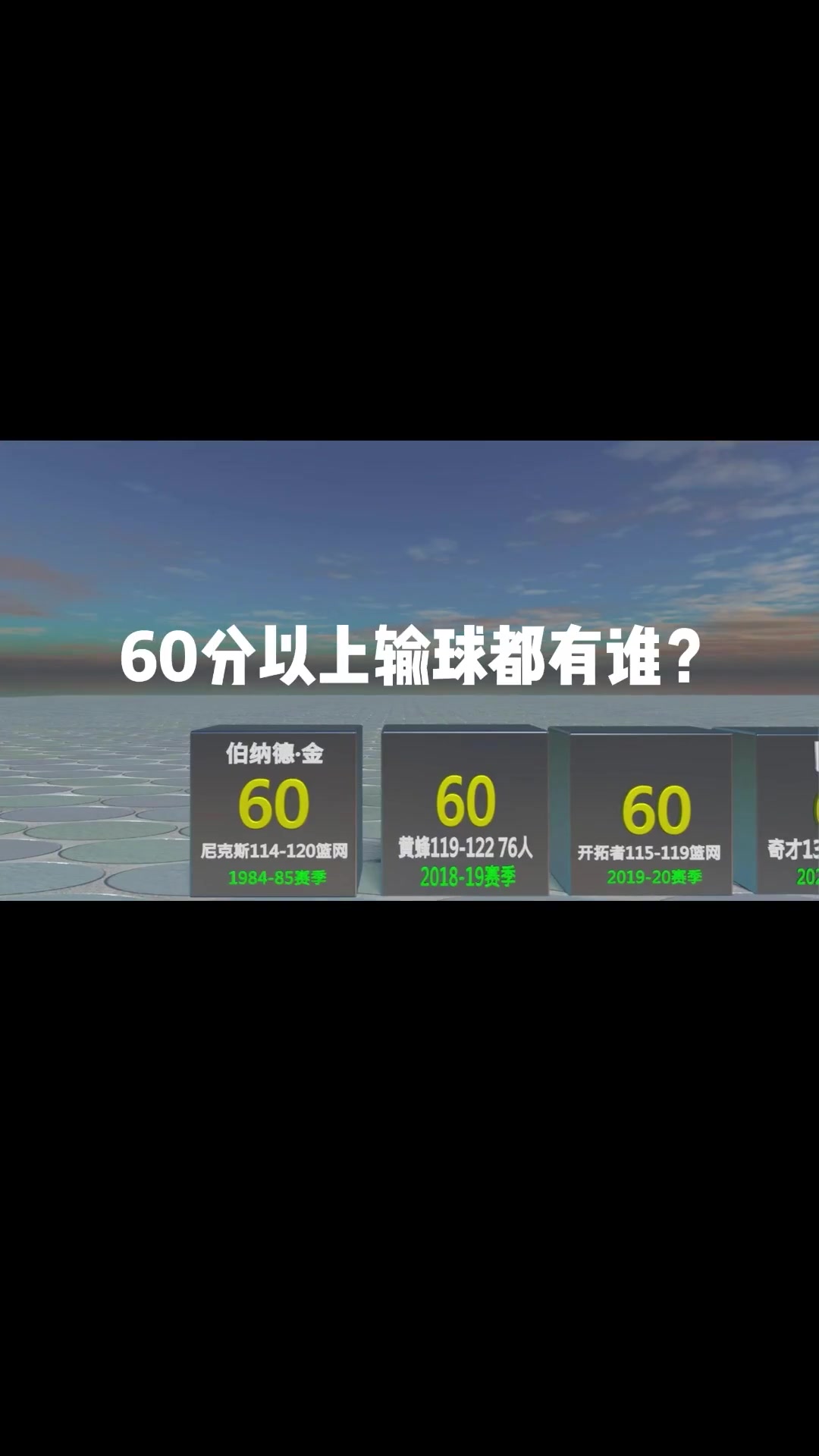 谁才是NBA“空砍王”？NBA历史上球星砍60分+却输球合辑