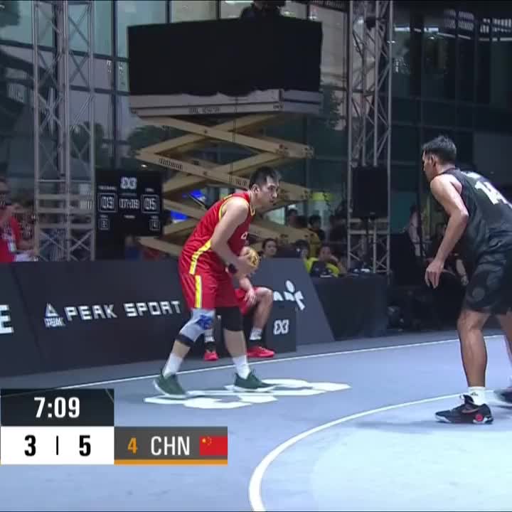 中国球员也能传得这么漂亮！！中国3v3亚洲杯惊现绝妙背传！