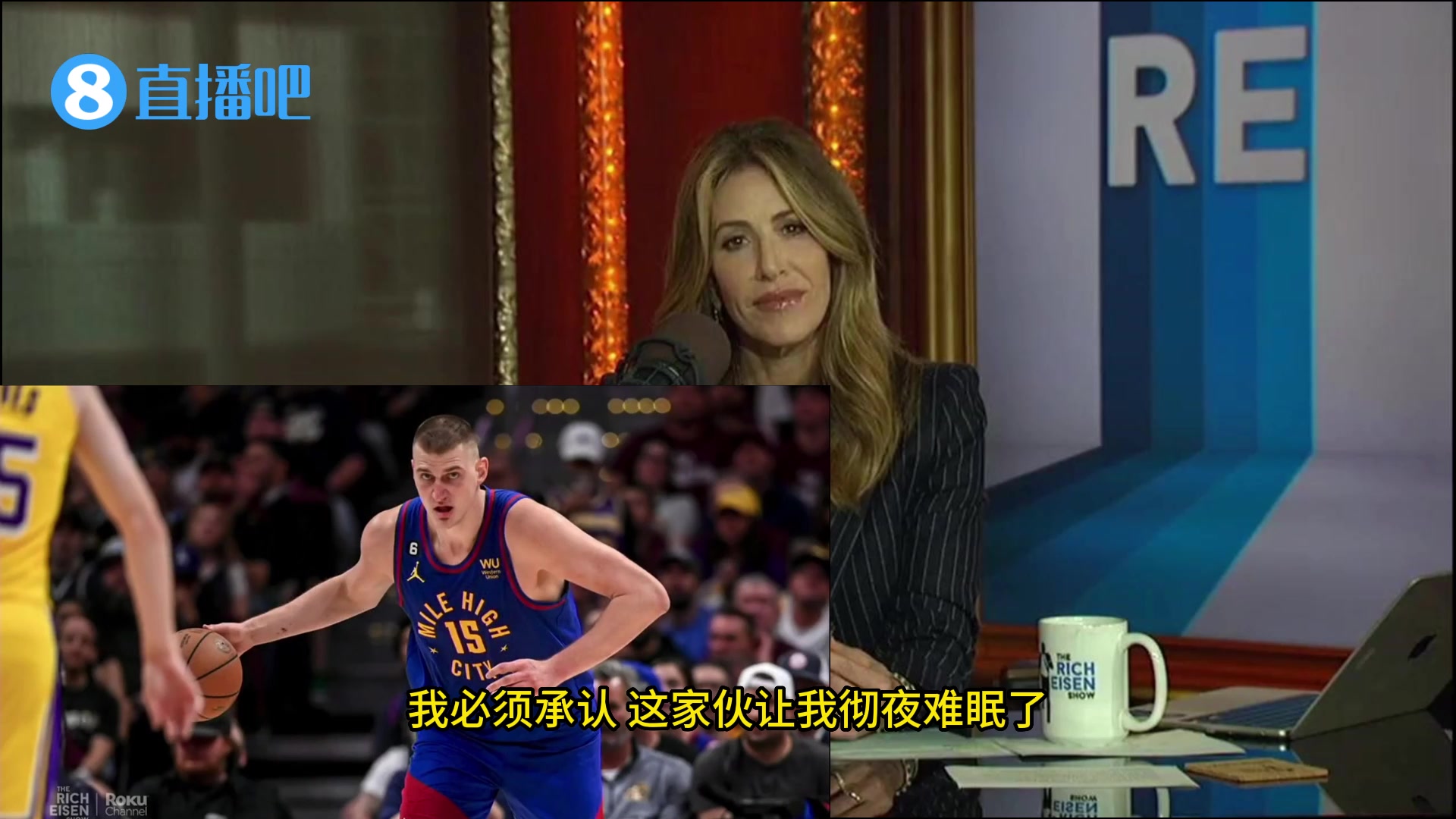 战胜湖人后，美女记者盛赞约基奇：这个男人让我彻夜未眠！