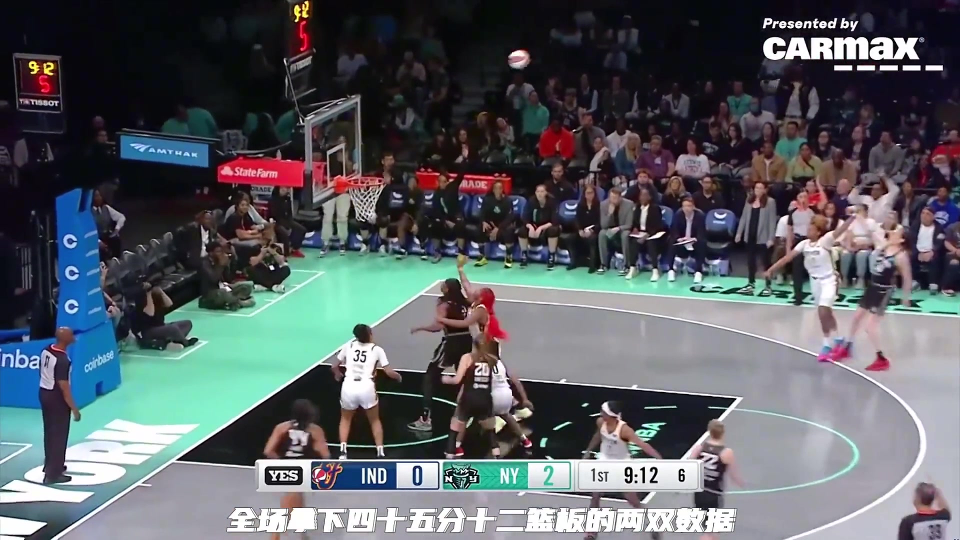 天神下凡！WNBA斯图尔特单场轰下45分！