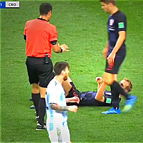 世界杯上克罗地亚球员这些小动作真的惹恼了梅西
