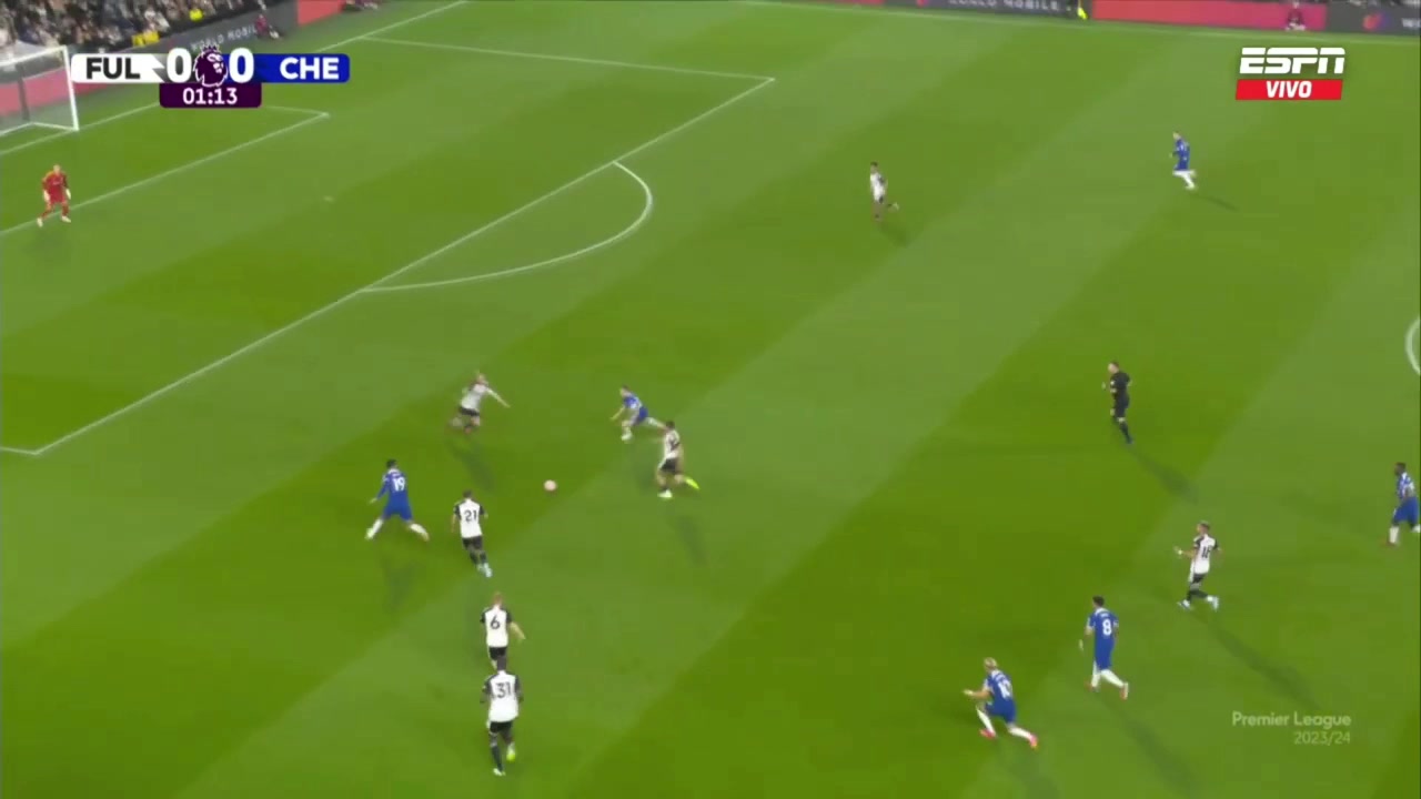 【集锦】英超-穆德里克破23场球荒布罗亚破门 切尔西2-0富勒姆