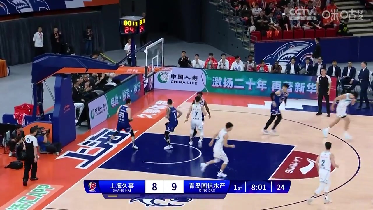 统治内线！杨瀚森vs上海17中12砍31分16板4助4帽