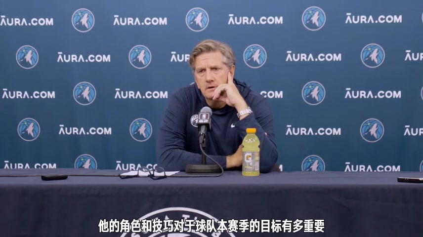 男篮没用好？森林狼主帅：李凯尔是赢球关键！他可准确找到队友