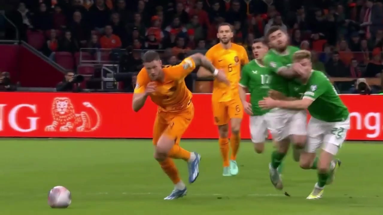【集锦】欧预赛-韦霍斯特奔袭制胜 荷兰1-0爱尔兰提前出线