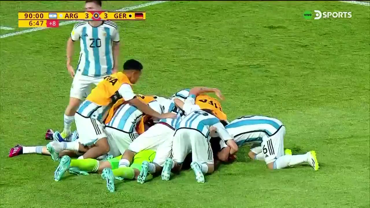 3-3！U17世界杯阿根廷补时绝平德国