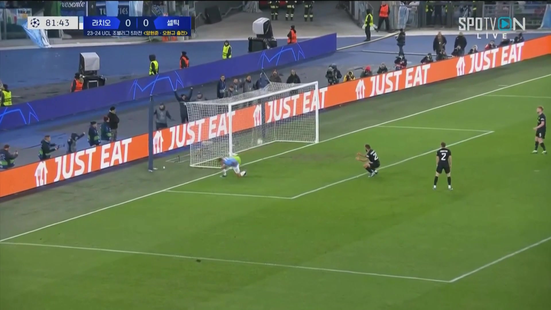因莫比莱补射破门，拉齐奥1-0领先！