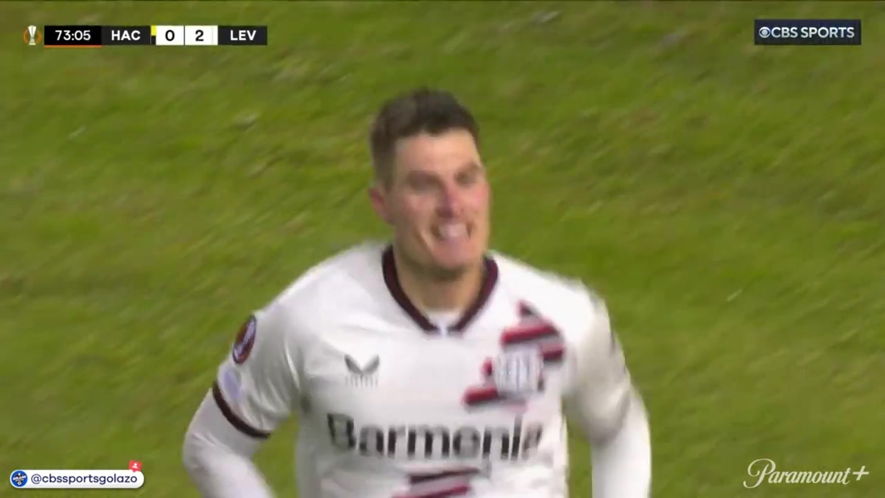 【集锦】欧联杯-勒沃库森2-0赫根5战全胜锁头名 各赛事豪取14连胜