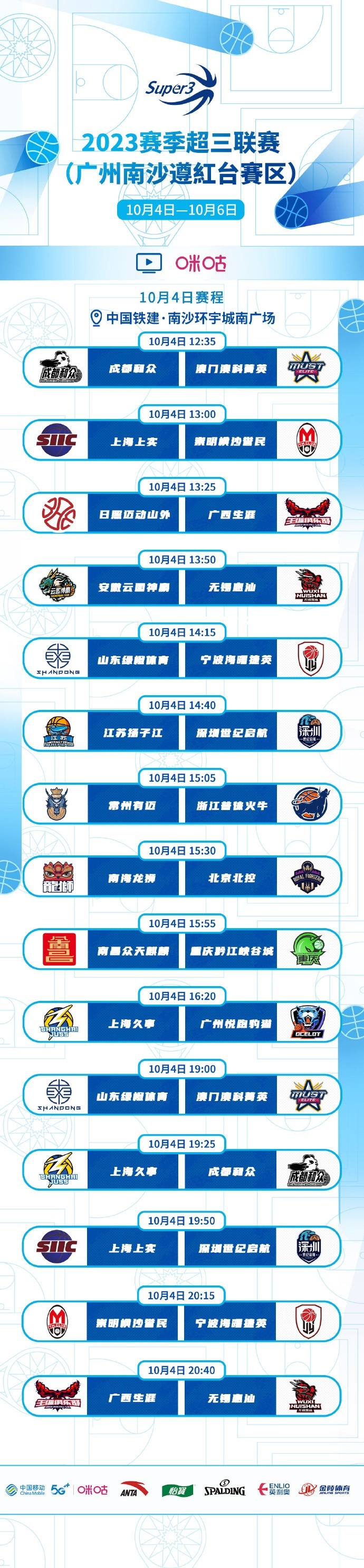 中国三人篮球联赛广州南沙遵紅台賽