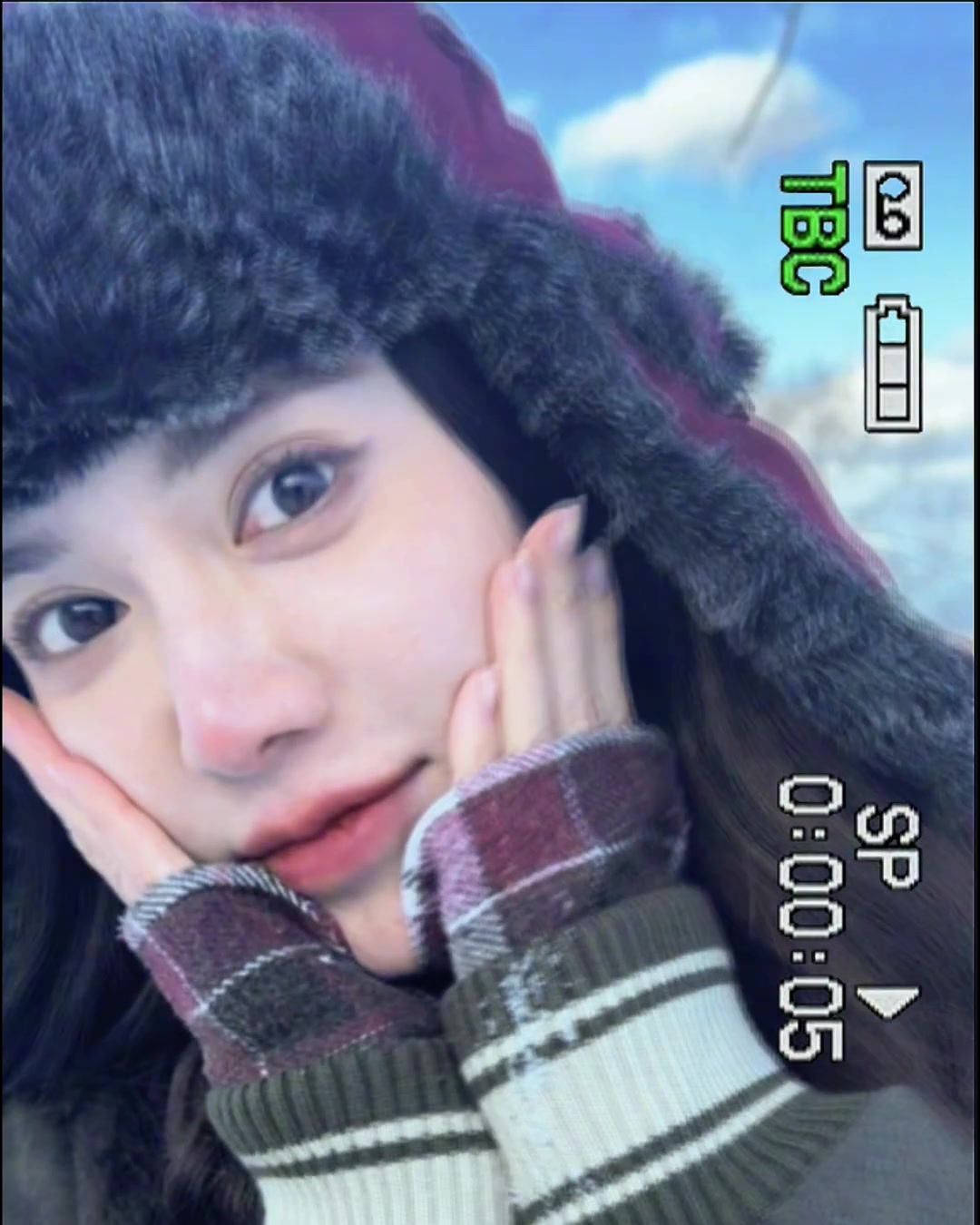 戴着火车头帽子挺逗哈！Dv男友视角下的美娜~