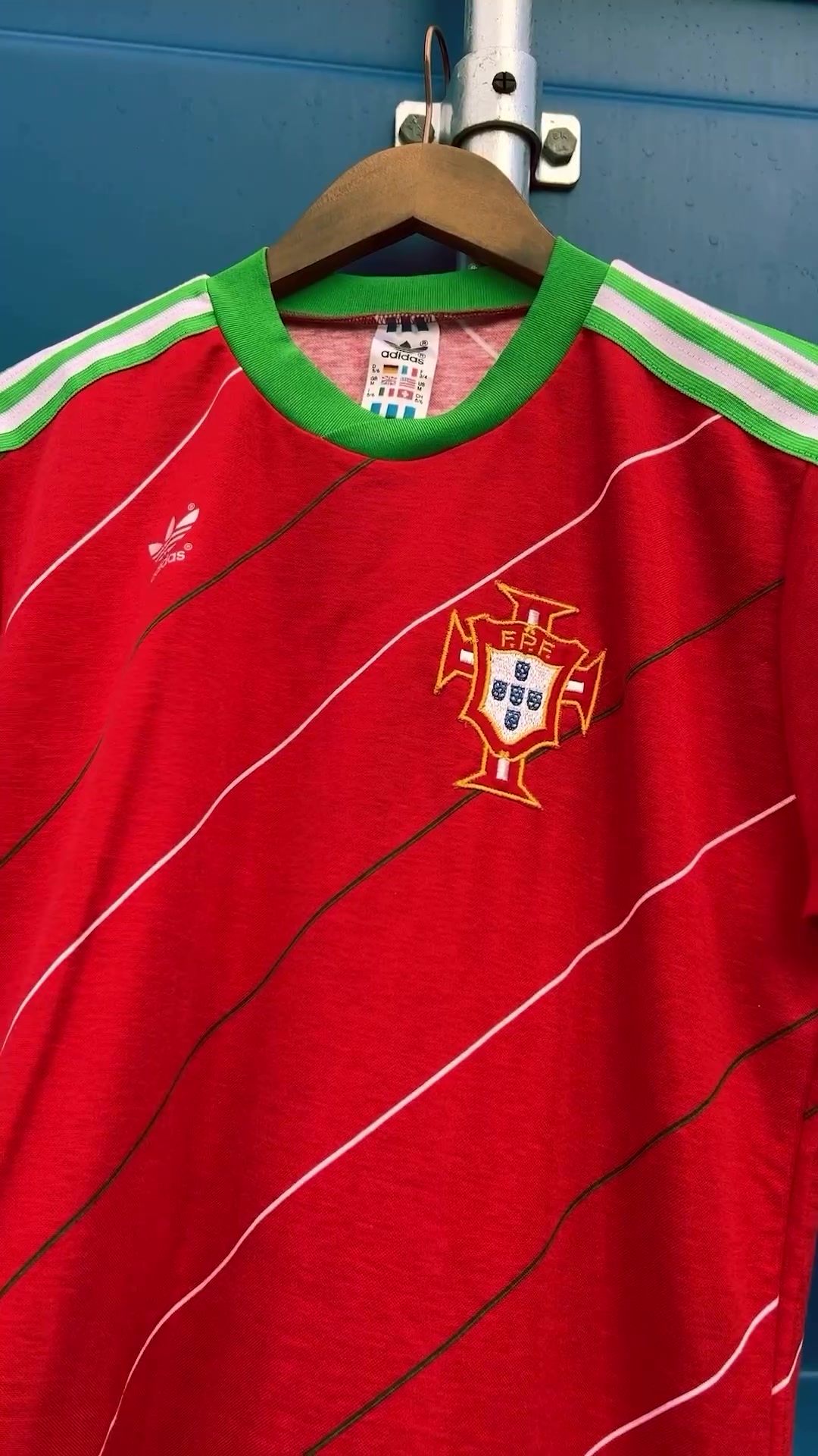 C罗穿上一定帅！葡萄牙1984欧洲杯球衣