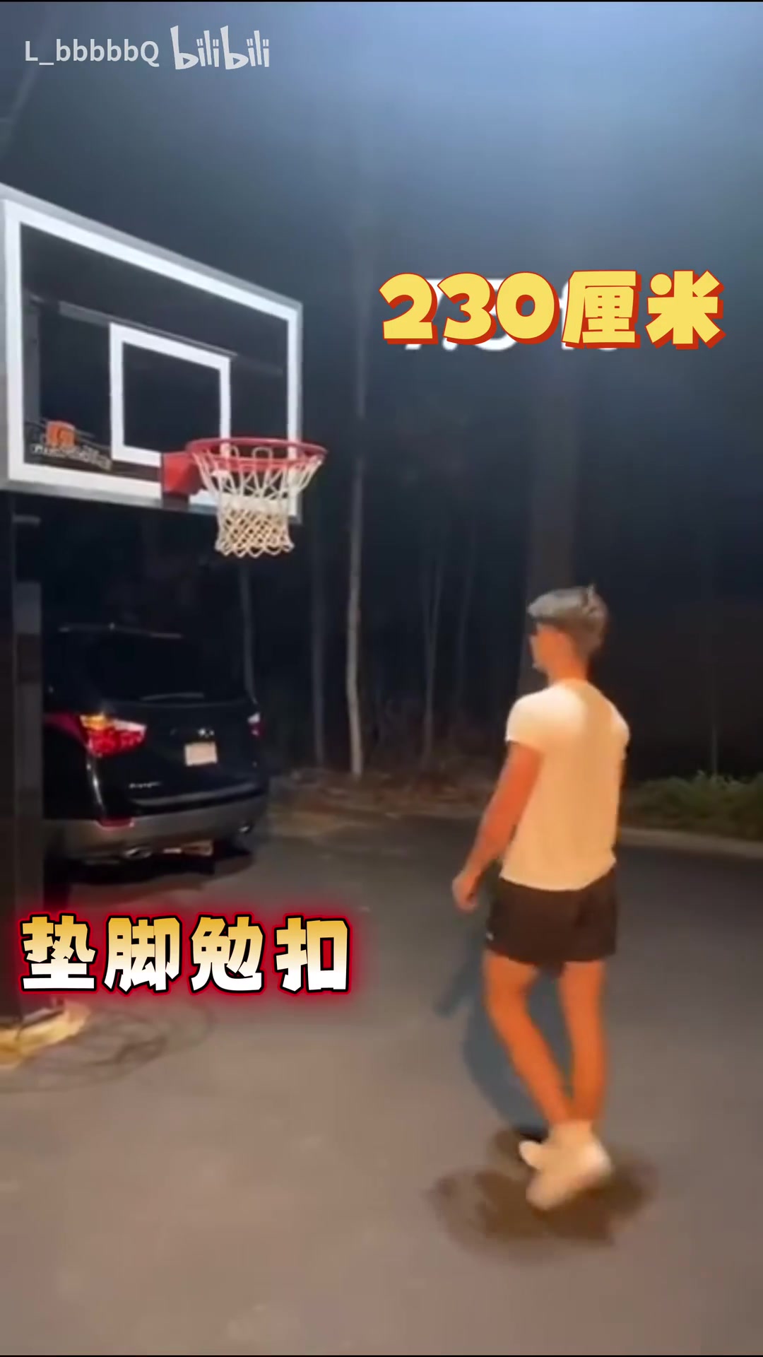 身高183cm和身高208cm扣篮的对比