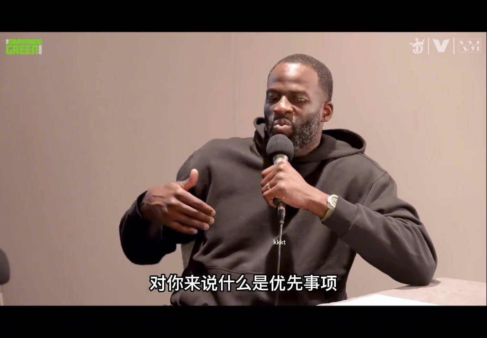 克莱现在真的释怀了！此前克莱参加追梦博客谈自己今年夏天进入自由市场 感慨万千