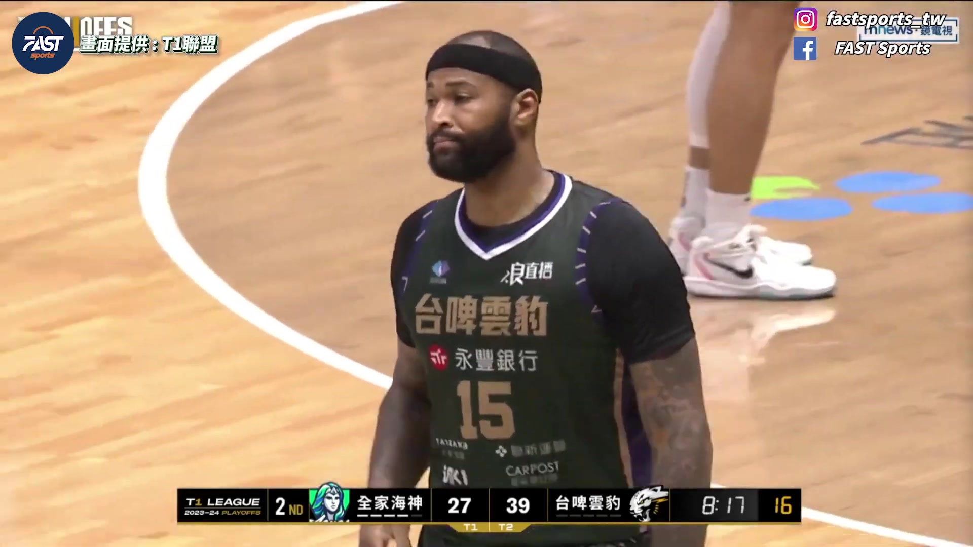 考辛斯集锦！高雄全家海神 vs 台啤永豐雲豹，高难度四分、爆扣、盖帽样样有！