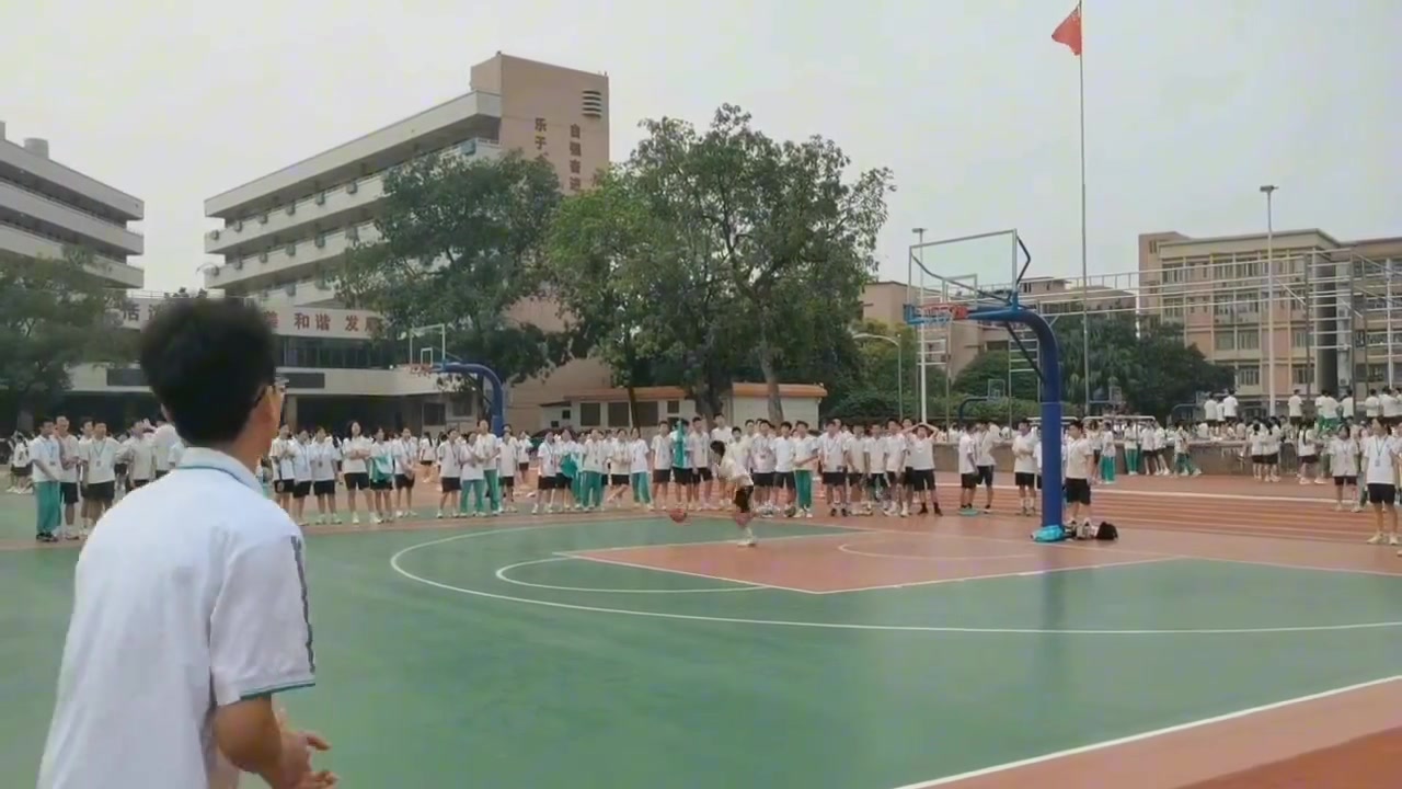 体考上三分，真敢啊。