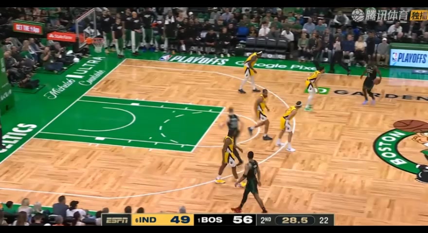 那獭兔咋办？杰伦-布朗屡屡杀入内线造杀伤 绿军球迷高呼MVP