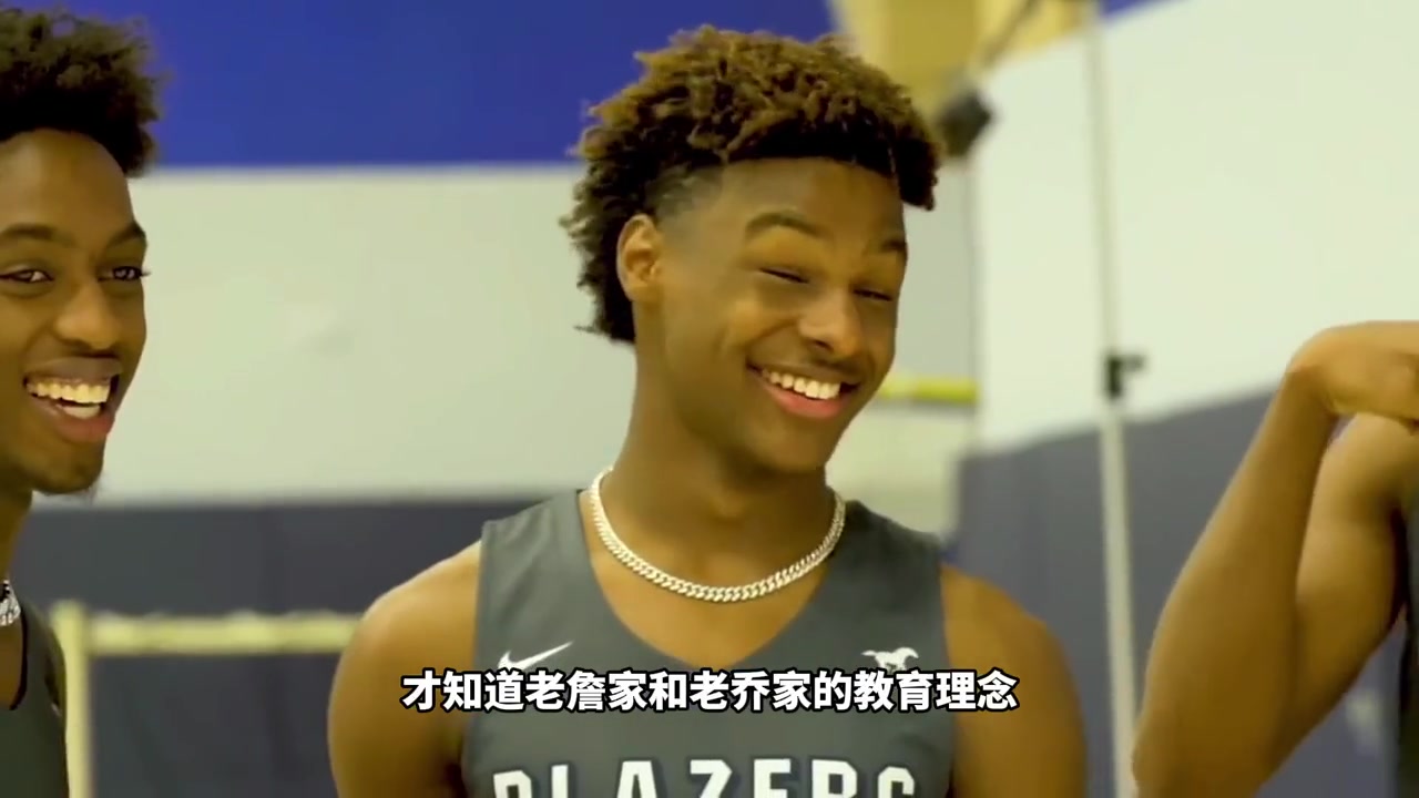 乔丹儿子马库斯和詹姆斯儿子布朗尼的对比！大家认为谁是更有天赋的那个？