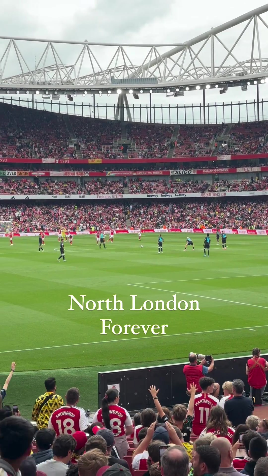 24/25赛季的第一次North London Forever♥