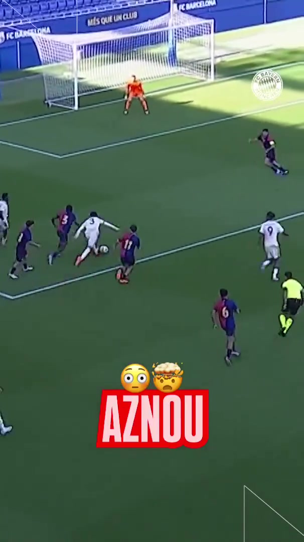 U19掌管油炸丸子的神——拜仁的摩洛哥国脚阿兹努！
