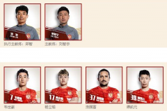 2021广州队最新一线队名单完整版 教练组归化都发生变化