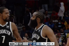 NBA常规赛篮网120-112力克鹈鹕 哈登39分