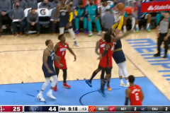 NBA常规赛灰熊136-102大胜火箭 莫兰特22分火箭遭12连败