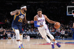NBA常规赛爵士118-96战胜76人 戈贝尔17分21篮板恩比德19分