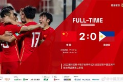 世界预赛中国2-0菲律宾武磊射门吴