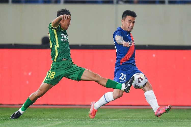 中场休息——莫雷诺的中框临时拯救上海申花0-0北京国安