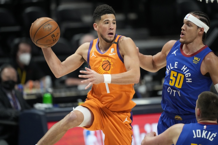 NBA色彩经典:烈日当空！太阳横扫掘金晋级