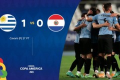 美洲杯乌拉圭1-0巴拉圭报道:卡瓦尼射伤阿尔米隆后退赛