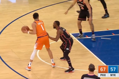 NBA常规赛太阳118-97尼克斯豪取15连胜 布克32分保罗14分10助攻