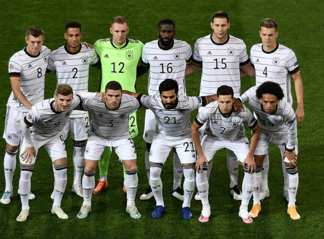 欧国联第二轮比赛德国队客场1:1瑞士队，京多安为德国队进球