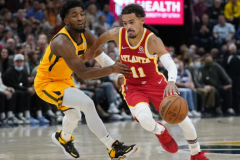 NBA常规赛爵士110-98击退老鹰 米切尔特雷杨同砍27分