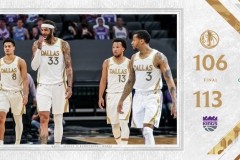 独行侠以106-113输给了国王丹西斯 并错过了四场连胜